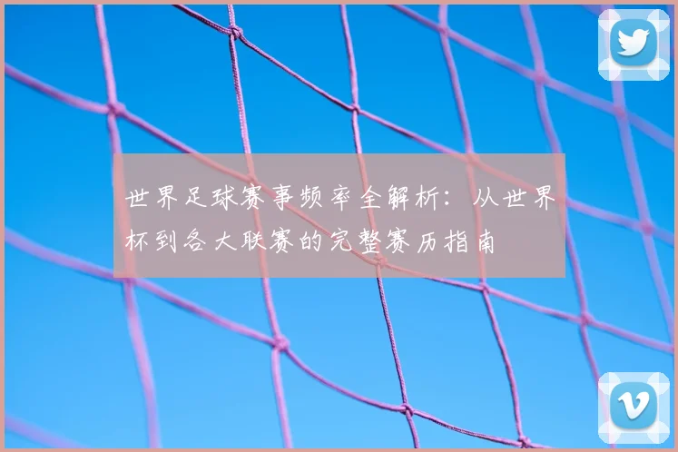 世界足球赛事频率全解析：从世界杯到各大联赛的完整赛历指南
